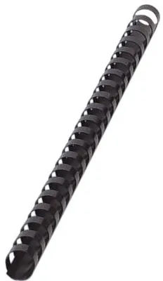 Produktbild von Q-CONNECT Plastic Combs, Binderücken, Schwarz, Kunststoff, 1,4 cm, 45 mm, 0,42 mm