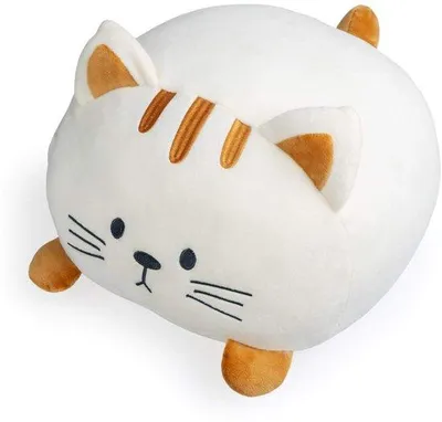 Immagine prodotto di Ibenzoa® Cuscino a forma di gatto – Cuscino morbido a forma di gatto, realizzato in poliestere con il 5% di Spandex, dimensioni 20 x 33 x 30 cm, morbido e decorativo