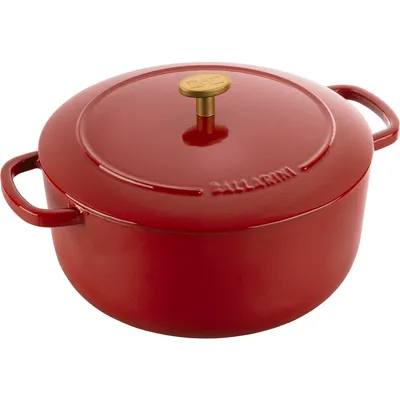 Image de Ballarini - Bellamonte 4 L Marmite ronde en fonte rouge