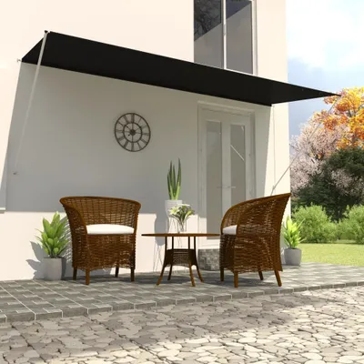 Produktbild von Möbel Einziehbare Markise 400×150 cm Anthrazit DE95787
