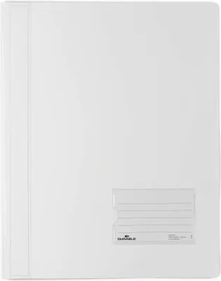 Produktbild von DURABLE Schnellhefter DURALUX® A4+ transluzent, 268002 weiß