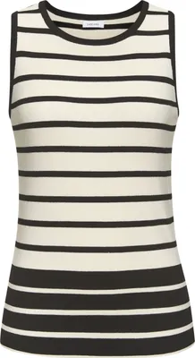 Produktbild von LASCANA Stricktop beige-schwarz Größe 32/34