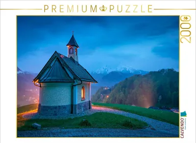 Produktbild von CALVENDO Puzzle Kirchleitenkapelle in Berchtesgaden | 2000 Teile Lege-Größe 90x67cm Foto-Puzzle für glückliche Stunden