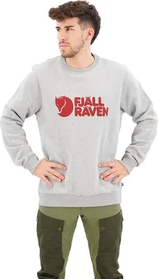 Produktbild von Fjällräven Logo Sweater M Grey/Melange S Outdoor Hoodie