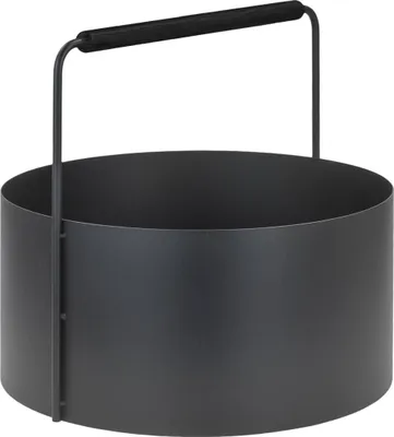 Produktbild von blomus GmbH ASHI Holzkorb black oak 42cm