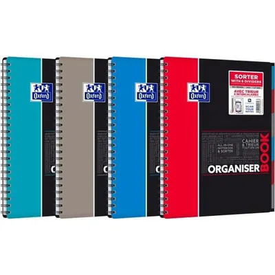 Image de Oxford Studium Collegeblock "ORGANISERBOOK", A4+, ligné
