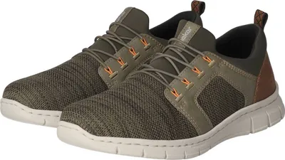 Zdjęcie produktu dla Rieker męskie buty wsuwane zielony syntetyczny mix tekstylnyRozmiar:44