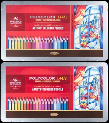 Zdjęcie produktu dla Koh-I-Noor kredki polycolor 144 kolory 3828 nowość