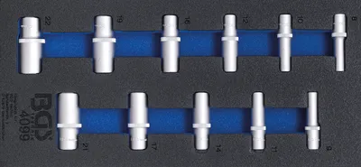 Obrázok produktu pre BGS technic Tool Tray 1/3: Sockets, 1100 mm, 1,1 kg