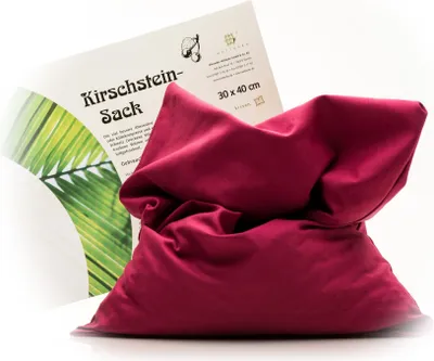 Immagine prodotto di Weltecke Cuscino con noccioli di ciliegia Cuscino termico 30 x 40 cm Sacchetto con noccioli di ciliegia