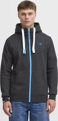 Produktbild von SOLID SDBenn High Neck Herren Zip-Hoodie Sweatjacke Kapuzenjacke Hoodie mit Kapuze Reißverschluss Kängurutasche Baumwollmischung Regular fit