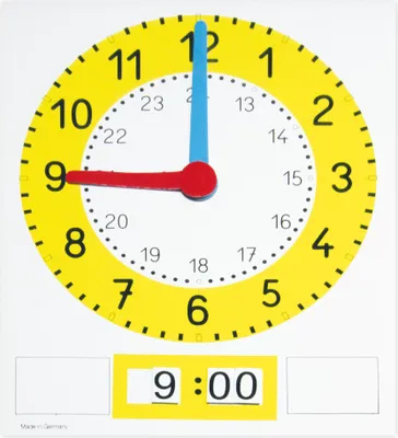 Produktbild von TimeTEX Magnet-Tafel-Uhr "Analog/Digital"
