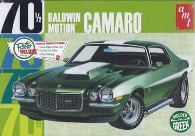 Produktbild von AMT 855 Chevrolet Camaro 1970 1/2 Baldwin grün Kunststoffbausatz 1:25