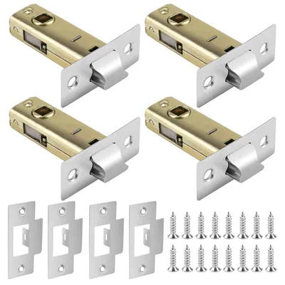Produktbild von Solidchoice – Set mit 4 rostfreien Türverschlüssen für Möbel
