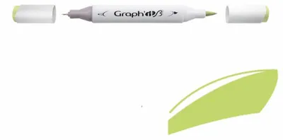 Obrázek produktu pro Lihová fixa GRAPH'IT oboustranná Brush & Chisel, Pistachio