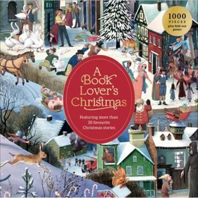 Productafbeelding van Een kerstpuzzel voor boekenliefhebbers, 1000 stukjes
