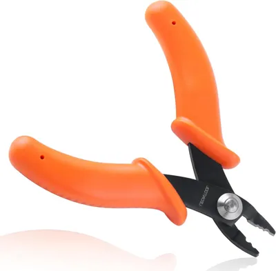 Productafbeelding van Mini Krimptang - Sieraden Tang - Sieraden Maken - Gebogen Kaak - 33 Inch - Oranje