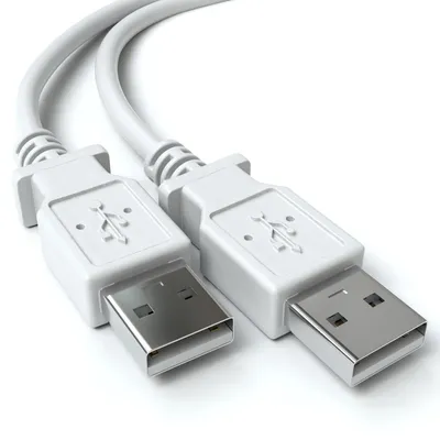Produktbild von USB-A Verbindungskabel, 2.0, grau, 0,5m