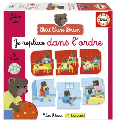 Obrázek produktu pro Lernspiel - EDUCA - Ich assoziiere logische Sequenzen - Kleiner Braunbar