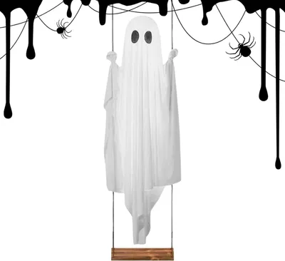 Produktbild von Schwingende, Gruselige -Dekoration Gruselige Batteriebetriebene | Grusel Horror Halloween Dekoration Für Halloween Party, Hof,, Eingangstür,, Fenster, Garten