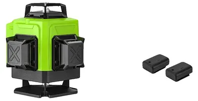 Image de Niveau laser, à nivellement automatique, faisceau vert très lumineux, 16 lignes
