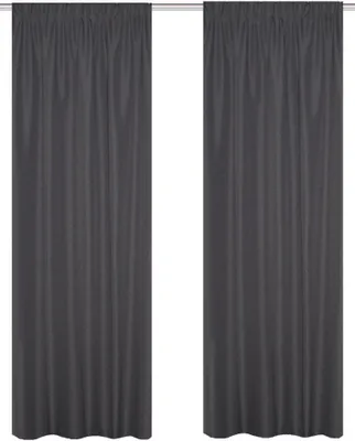Produktbild von Home Basics Eskimo 2Er Set 145 x 135 cm 2x Thermoschal inkl. 1x Bügelband Grau