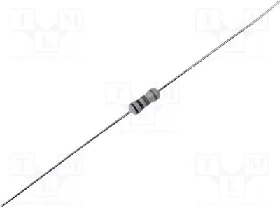 Obrázek produktu pro 100 ks rezistorů: uhlíkové 0,25 W, 5 %, THT, Ø 2,5 × 6,8 mm, 6,2 kΩ   CFR0W4J0622A50 uhlíkové rezistory