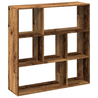 Produktbild von vidaXL Raumteiler-Bücherregal Altholz-Optik 102x29x103,5 cm