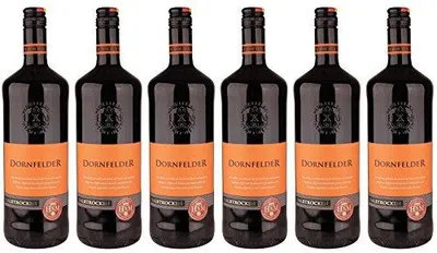 Produktbild von HXM Dornfelder Halbtrocken Rotwein Qualitätswein Rheinhessen 750ml 6er Pack