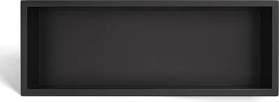 Produktbild von Balneo Wandnische WALL-BOX ONE Edelstahl Duschnische 60x20x10 cm schwarz