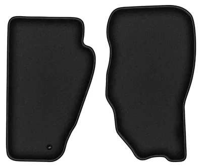 Image de Tapis avant en moquette pour Dodge Nitro 2006-2011 (SUV) – 2 pièces, noirs, sur mesure – Wielganizator DURBAN