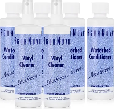 Produktbild von 4x AguaNova Wasserbett Conditioner, 2x Vinyl Cleaner