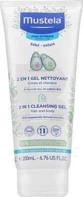 Immagine prodotto di Gel doccia baby per corpo e capelli (gel detergente 2 in 1) 200 ml