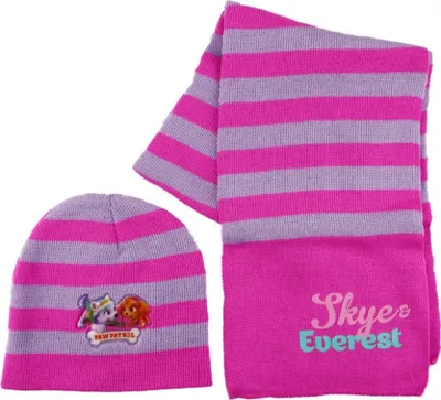Produktbild von Paw Patrol Skye Everest Kinder Herbst Wintermütze plus Schal – Rosa / 48