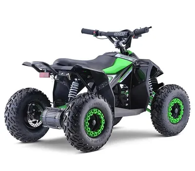 Produktbild von Kinderquad elektrisch 36V in grün bis 35 km/h Kinder Elektro Quad Miniquad mit Luftreifen ATV