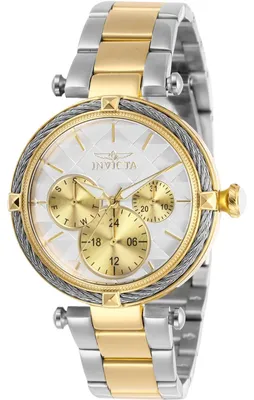 Produktbild von Invicta Bolt 28960 Damenuhr - Quarzwerk - Edelstahl mit weißem Zifferblatt - 36 mm