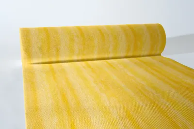 Produktbild von Airlaid Tischläufer Aquarell in Gelb, 40 cm x 24 m , 1 Stück - Mank