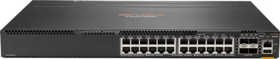 Obrázek produktu pro HPE Aruba Networking CX 6300M 24-port 1GbE and 4-port SFP56 Switch, Řízený, L3, Gigabit Ethernet (10/100/1000), Instalace do racku