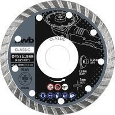 Produktbild von kwb 797870 Diamanttrennscheibe Durchmesser 230 mm Bohrungs-Ø 22.23 mm Stein 1 St. (797870)