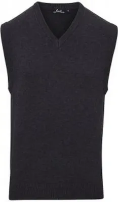 Image de Premier Pull-over col V pour homme PC3107 (L) (Anthracite)