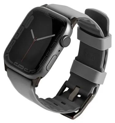 Obrázek produktu pro Řemínek Uniq Linus pro Apple Watch 1/2/3/4/5/6/7/8/Se/Se2 38/40/41Mm - šedý