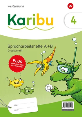 Produktbild von Karibu. Spracharbeitshefte 4 Druckschrift mit Diagnoseheft