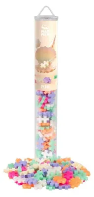 Produktbild von Plus-Plus 4315 Perlmutt Mix, Kreativ-Bausteine Tube, 100 Teile