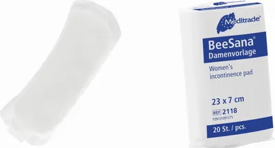 Produktbild von 360 BeeSana Damenvorlagen - hygienische Damenvorlagen - latexfrei