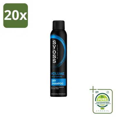 Obrázok produktu pre 20 kusov šampónu Syoss Volume pre objem vlasov - 200 ml - veľké balenie - 20 kusov