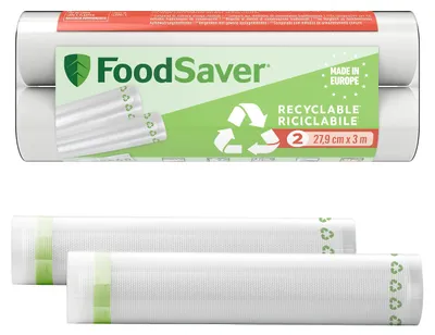 Produktbild von FoodSaver FSRE2802X-01, Vakuumrolle, Transparent, 2 Stück(e), 4,5 m, 28 cm, Bisphenol A (BPA)
