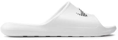 Produktbild von Nike Victori One Shower Slide White Polka Dot Swoosh - EU 50.5