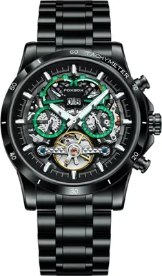 Produktbild von Uhr FOXBOX EL-34980 - Elegante Herrenuhr in Schwarz KP34980
