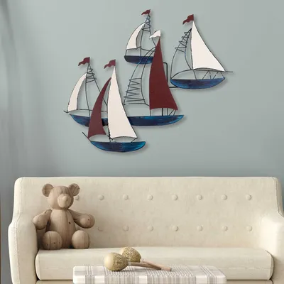 Produktbild von Wallity, Kadirga- TNL2241, Bunt, Sonstige WohnNachbildungationen, 88 x 73 cm, 100% Metall (Dicke: 1