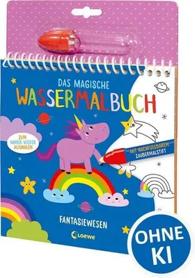 Produktbild von Das magische Wassermalbuch - Fantasiewesen